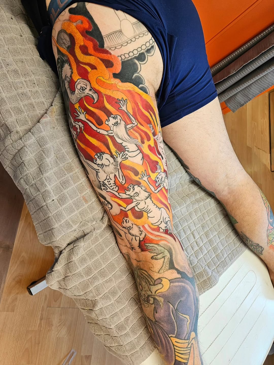 Tattoo by @jasonpellandtattoo — japanese_irezumi, trash_polka