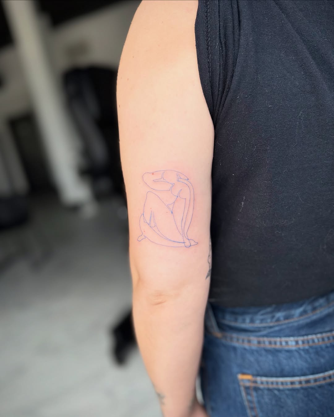 Tattoo by @yungpentagrams โ fine_line