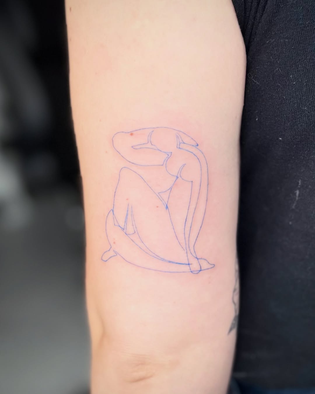 Tattoo by @yungpentagrams โ fine_line