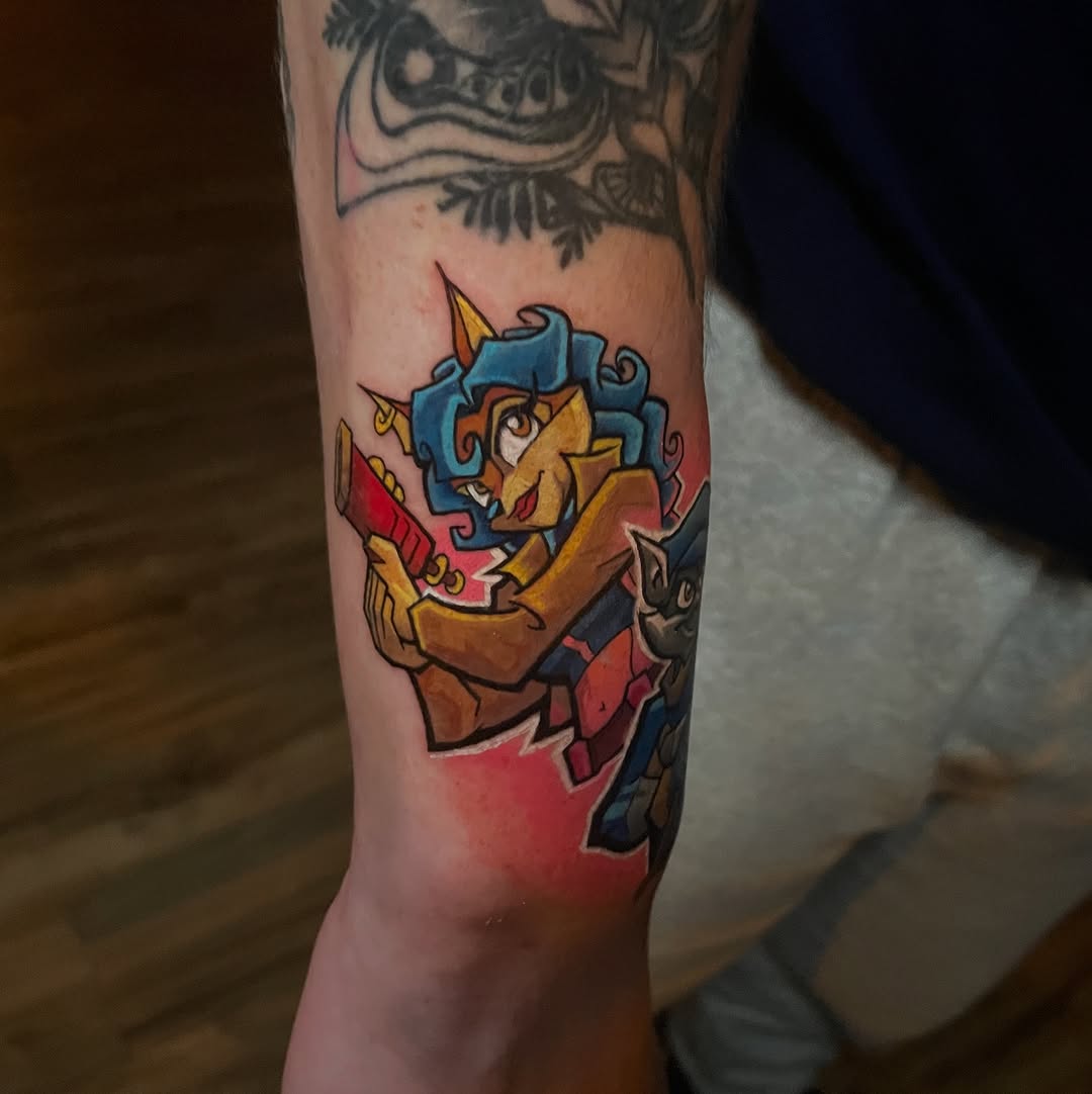 Tattoo by @zachsartwork — new_school