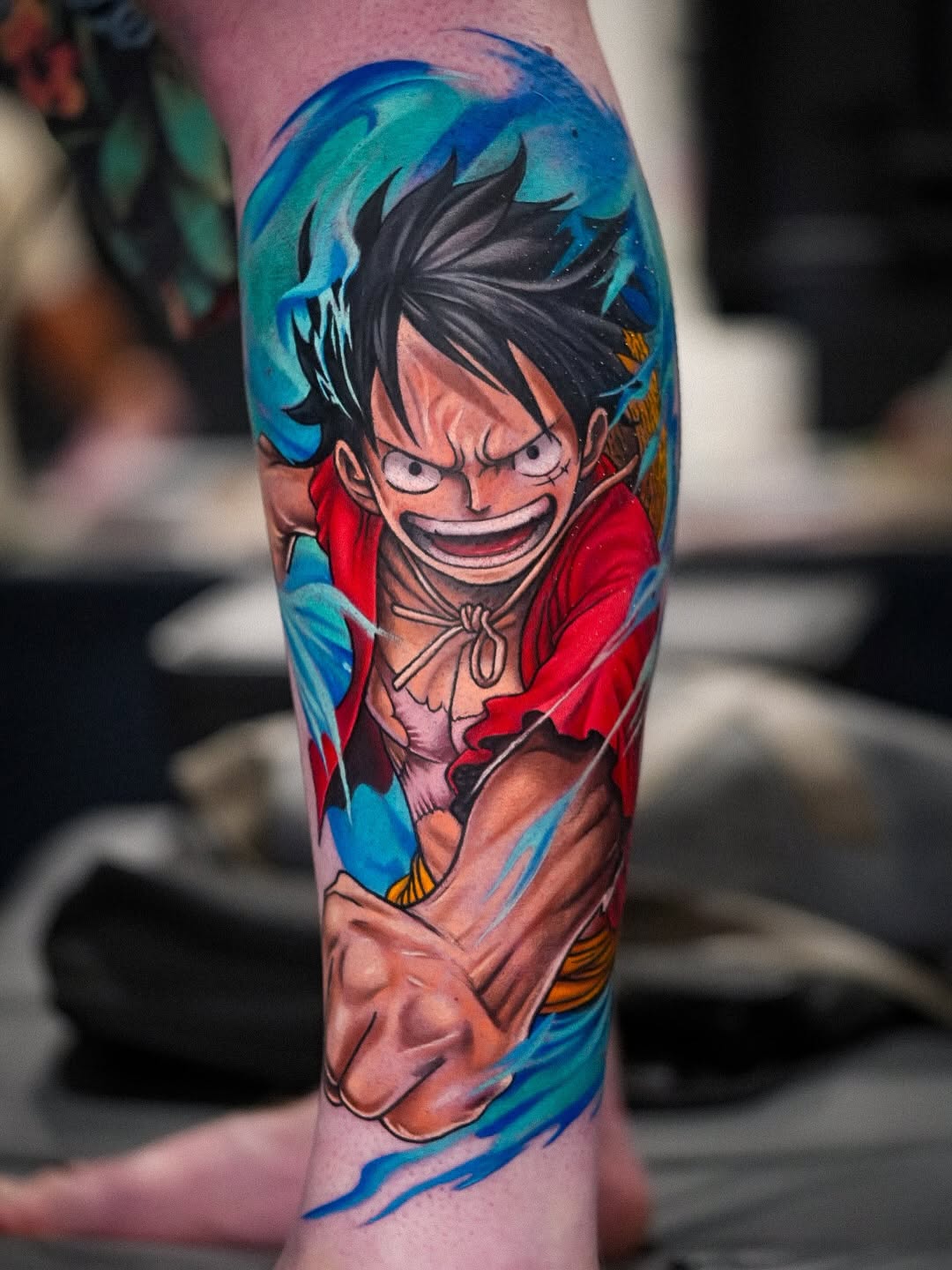 Tattoo by @serdarbolukbasi.ink — anime