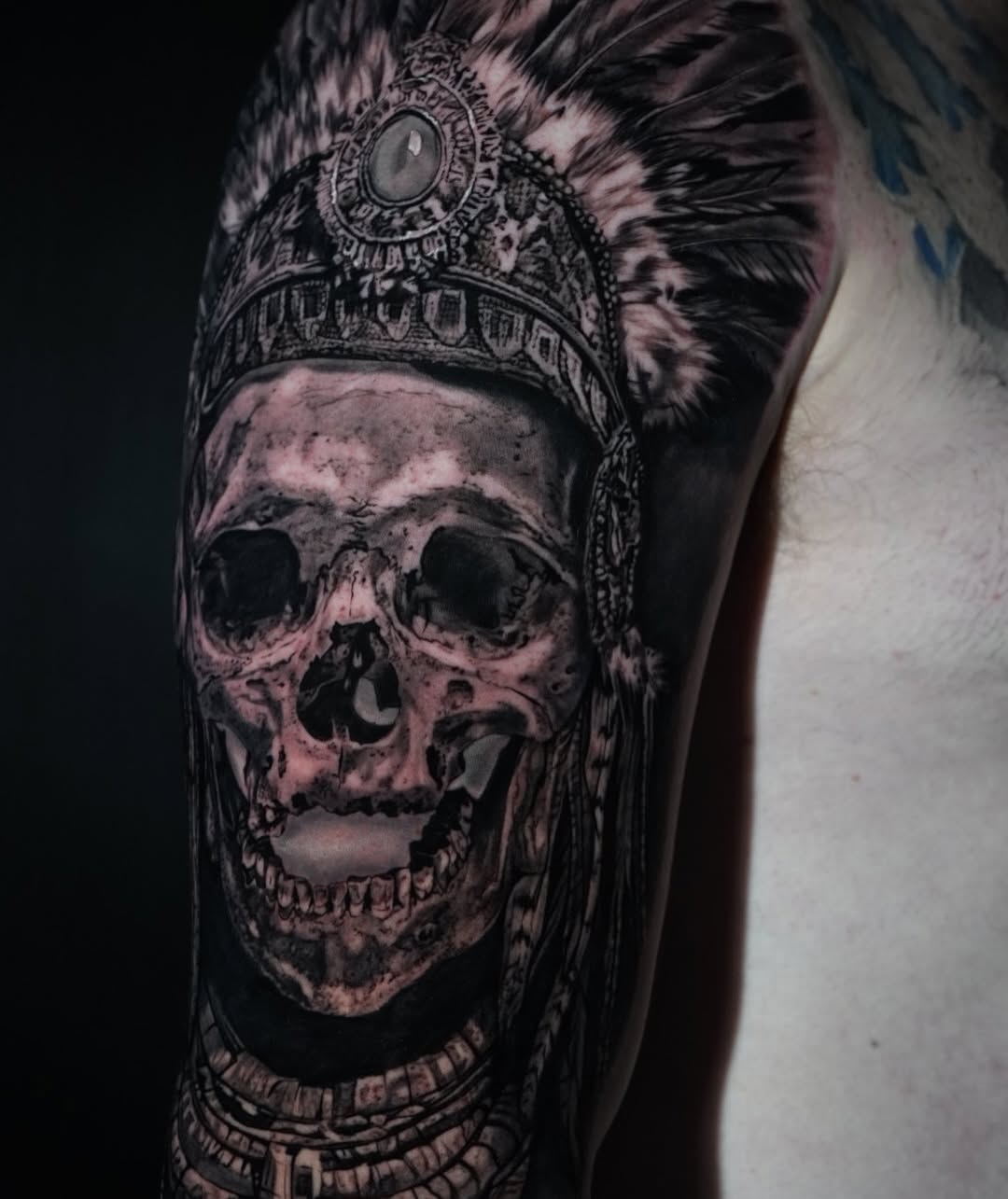 Tattoo by @s0phia_tattoos — realism, black_and_grey