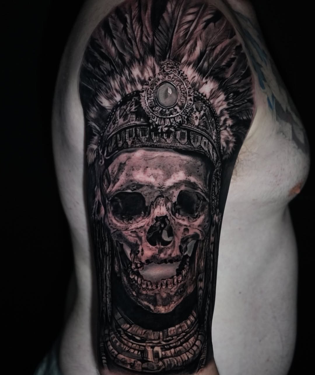 Tattoo by @s0phia_tattoos — realism, black_and_grey