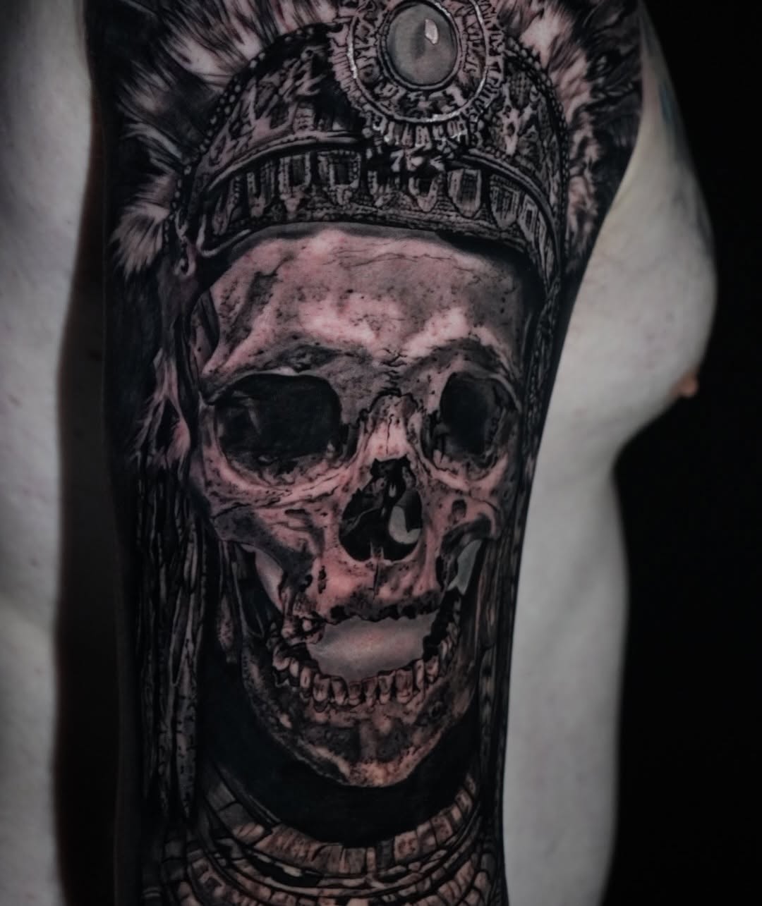 Tattoo by @s0phia_tattoos — realism, black_and_grey