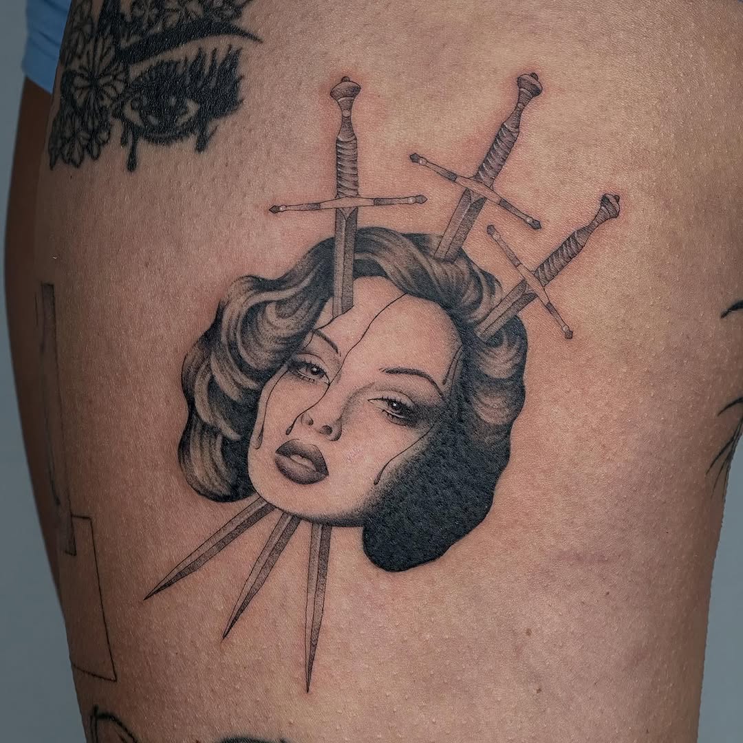 Tattoo by @gimilt.tattoos โ black_and_grey, realism
