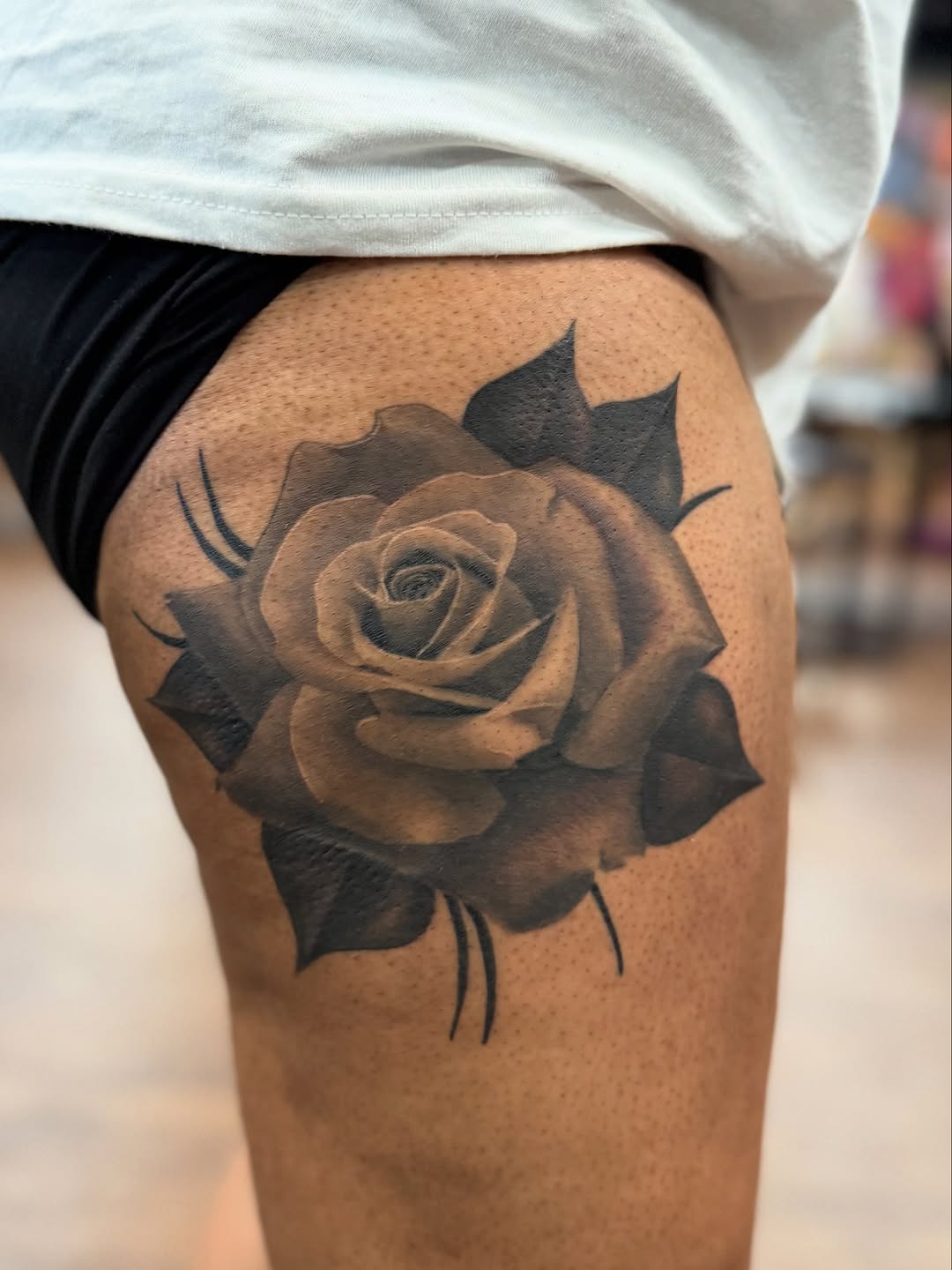 Tattoo by @tattoosbyjuju_ — black_and_grey, realism