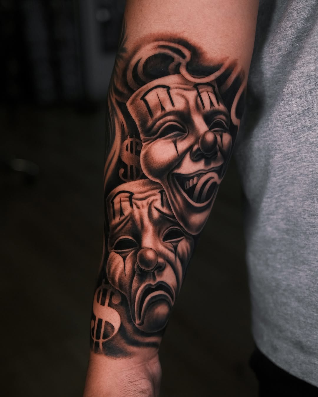 Tattoo by @coleworldtattoo — chicano, black_and_grey