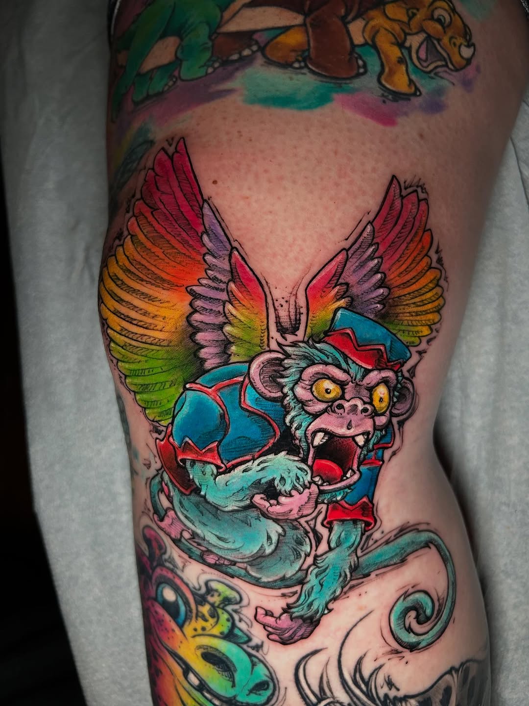 Tattoo by @jon_f_n_story — new_school, illustrative