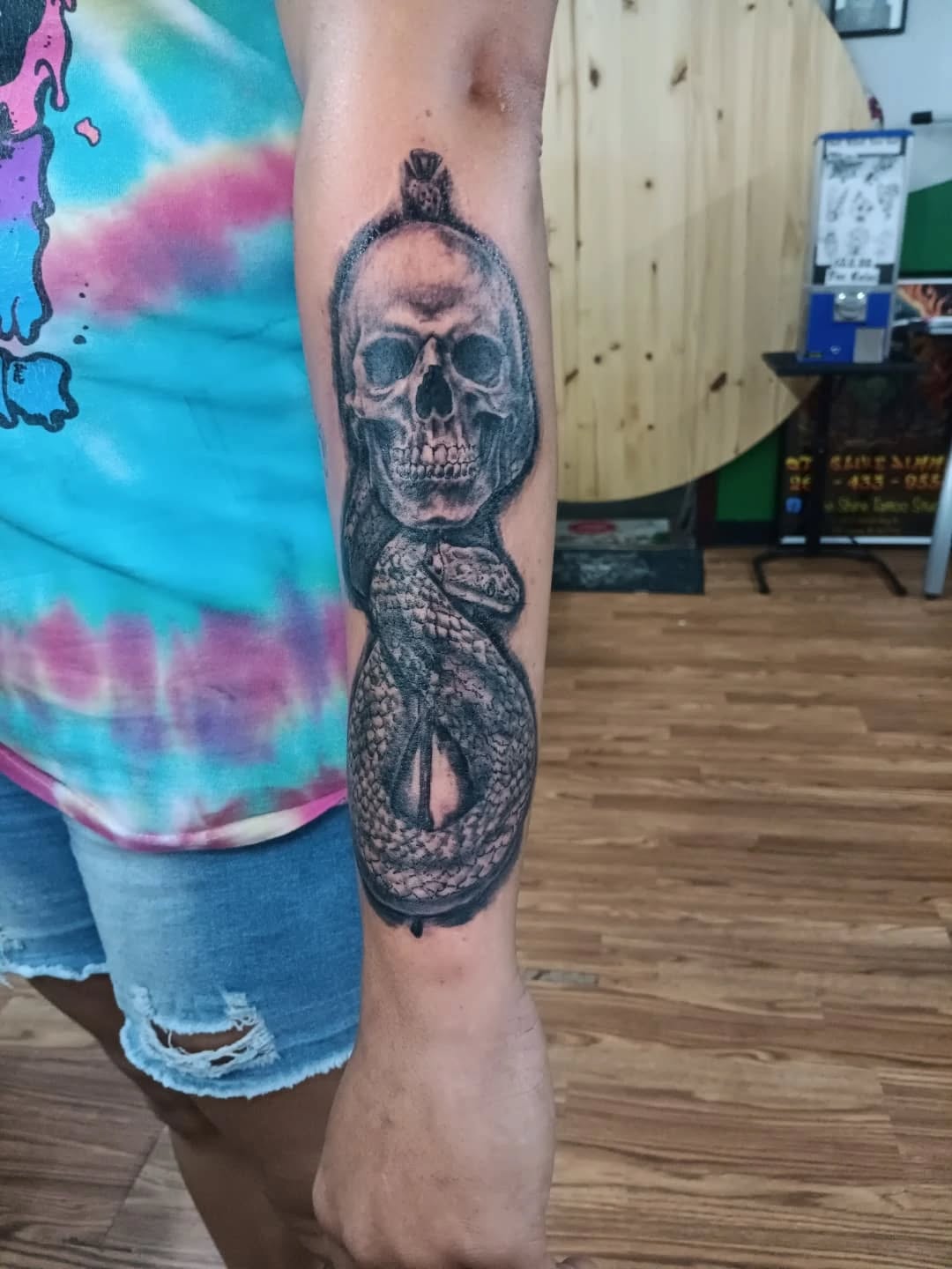 Tattoo by @speedy_tattz — realism, black_and_grey