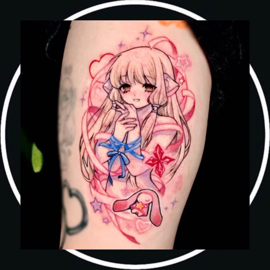 Tattoo by @tattoosgumi — anime