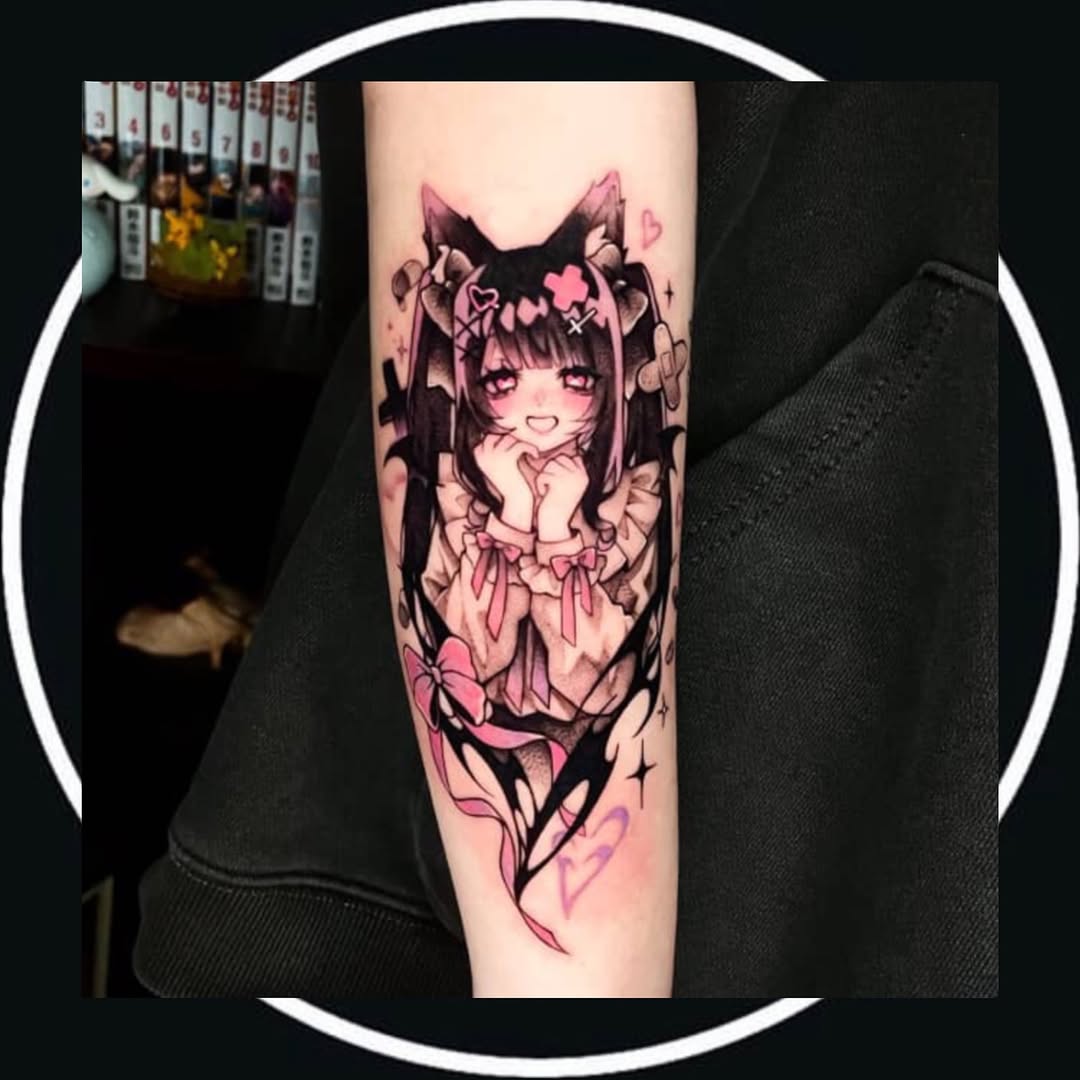 Tattoo by @tattoosgumi — anime, new_school