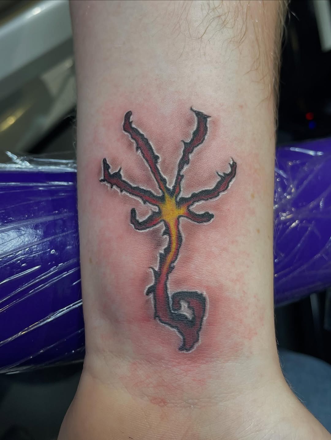 Tattoo by @bodymods_by_b — blackwork, dark_realism