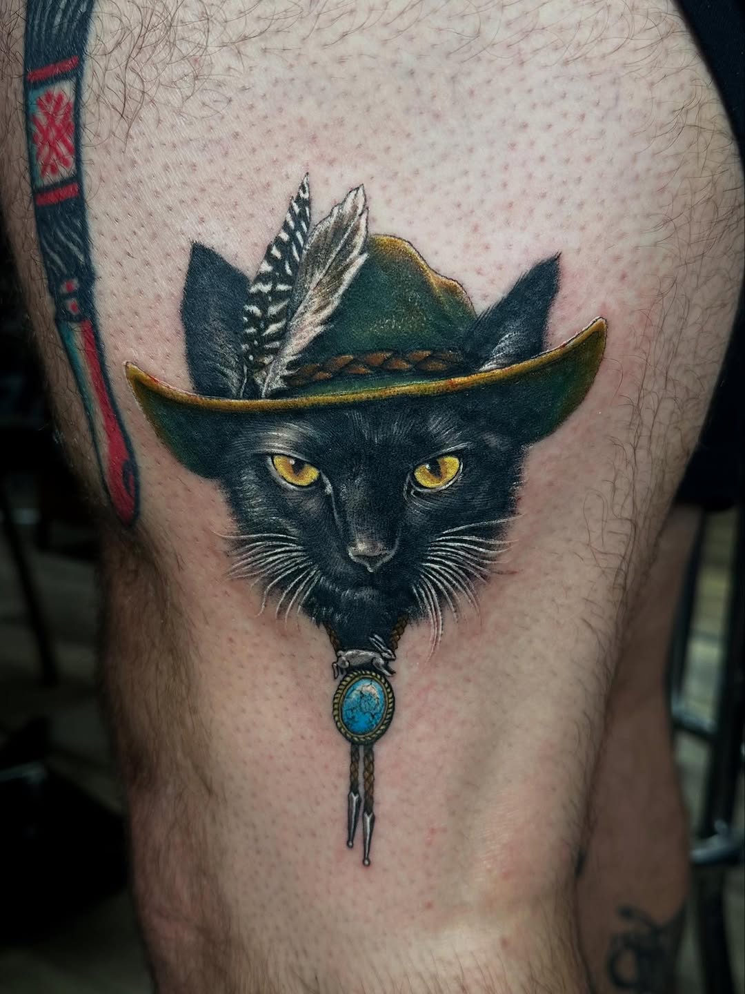 Tattoo by @bogwitchtattoos — realism, black_and_grey