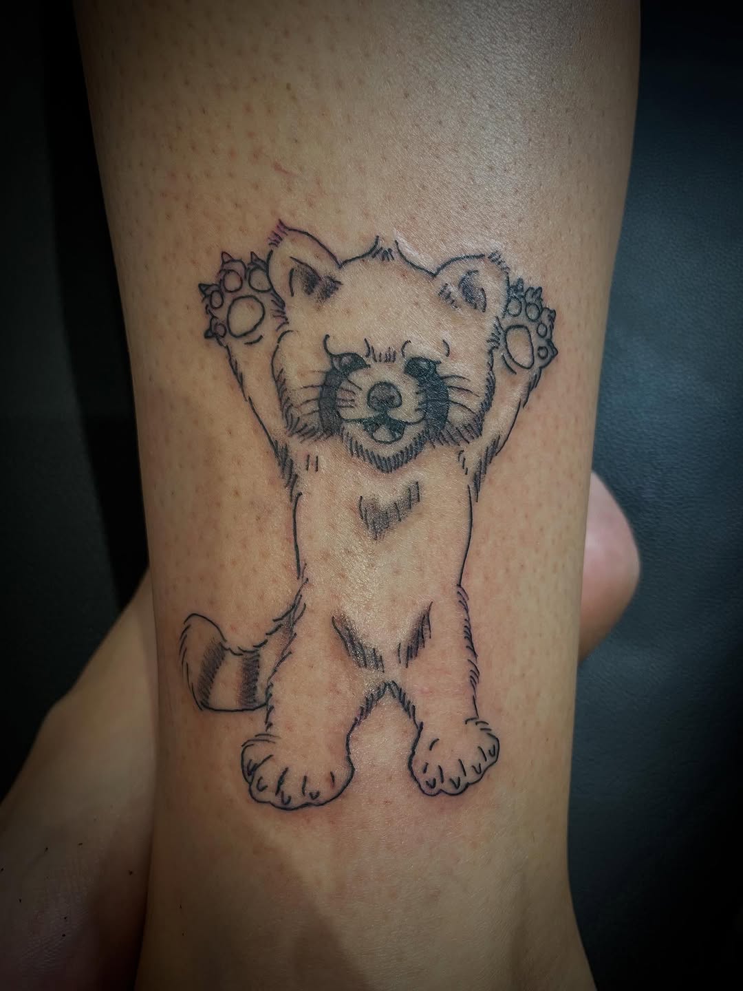 Tattoo by @scare_bear_tattoos — illustrative, anime