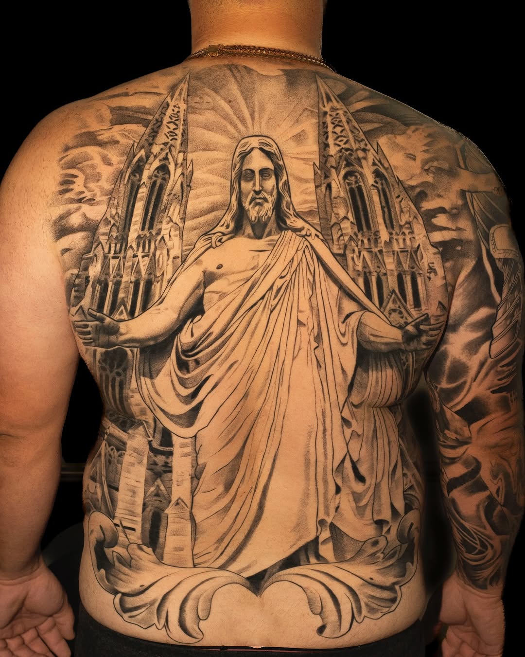Tattoo by @javiink_rm — realism, black_and_grey