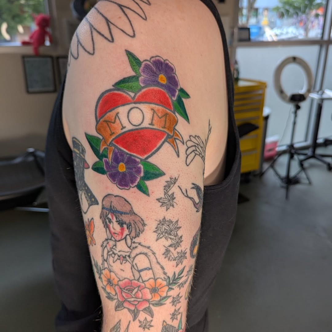 Tattoo by @bellab.tattoo — american_traditional, anime