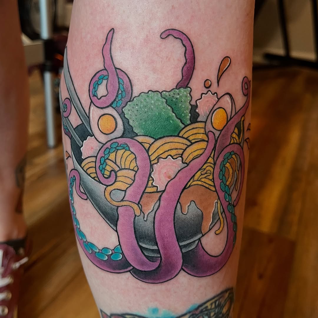 Tattoo by @brokenkrystals β illustrative, new_school