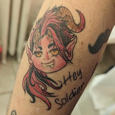 Tattoo by @brokenkrystals β illustrative, new_school