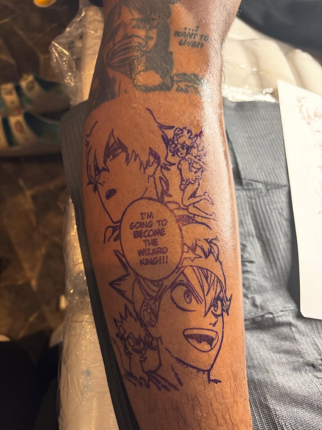 Tattoo by @myoddtattoos β illustrative, anime