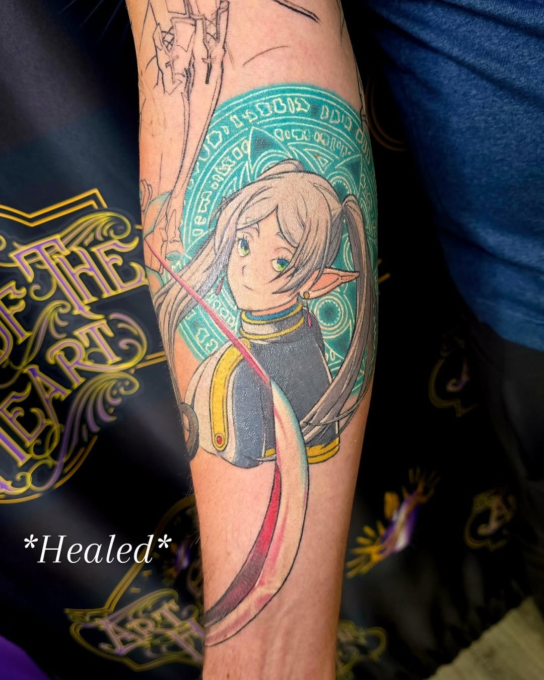 Tattoo by @inked.by.rose — anime