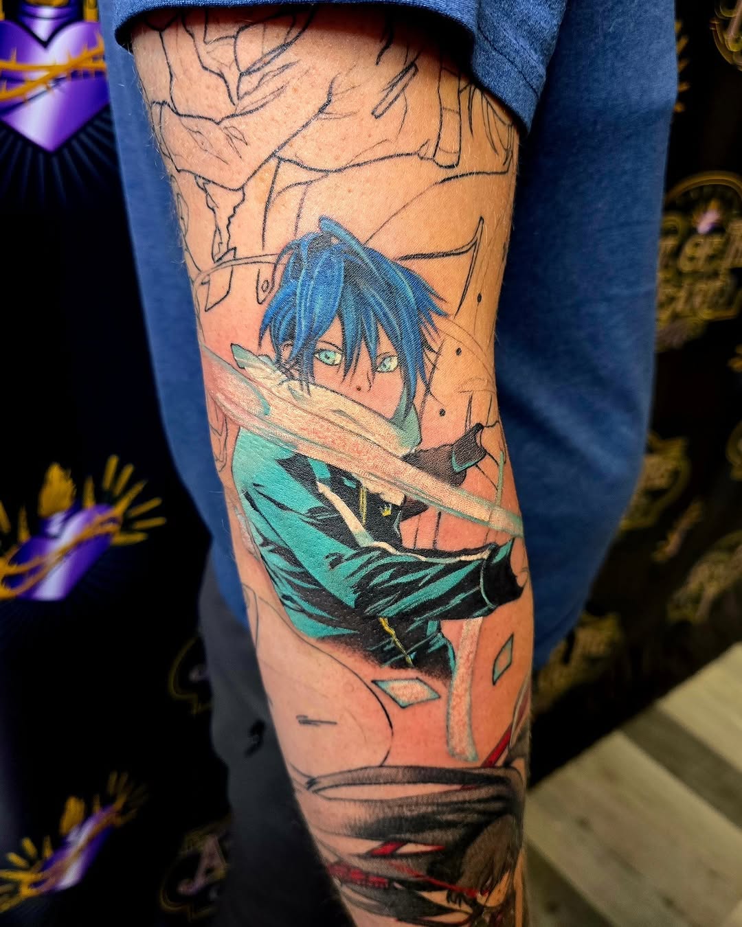 Tattoo by @inked.by.rose — anime