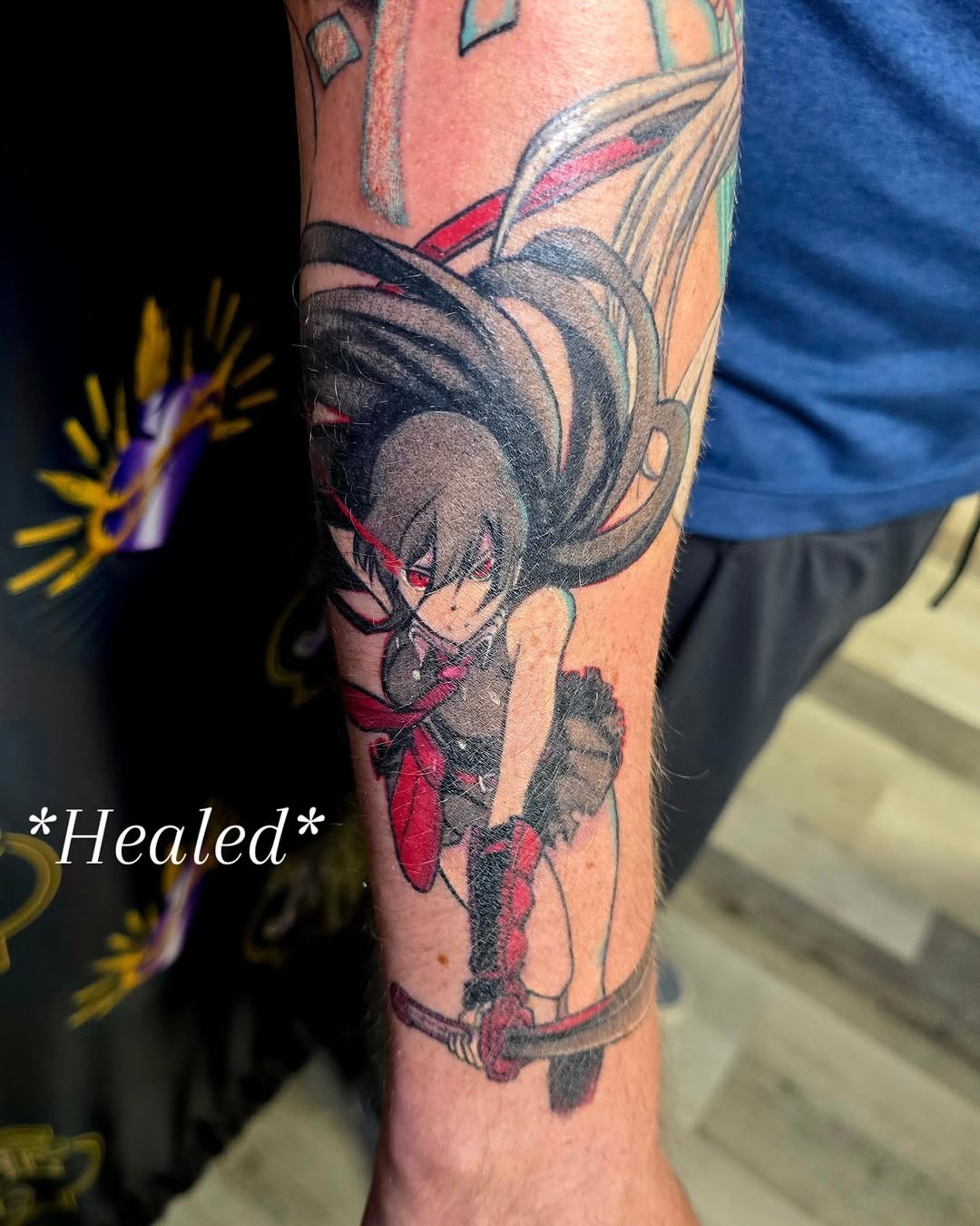Tattoo by @inked.by.rose — anime
