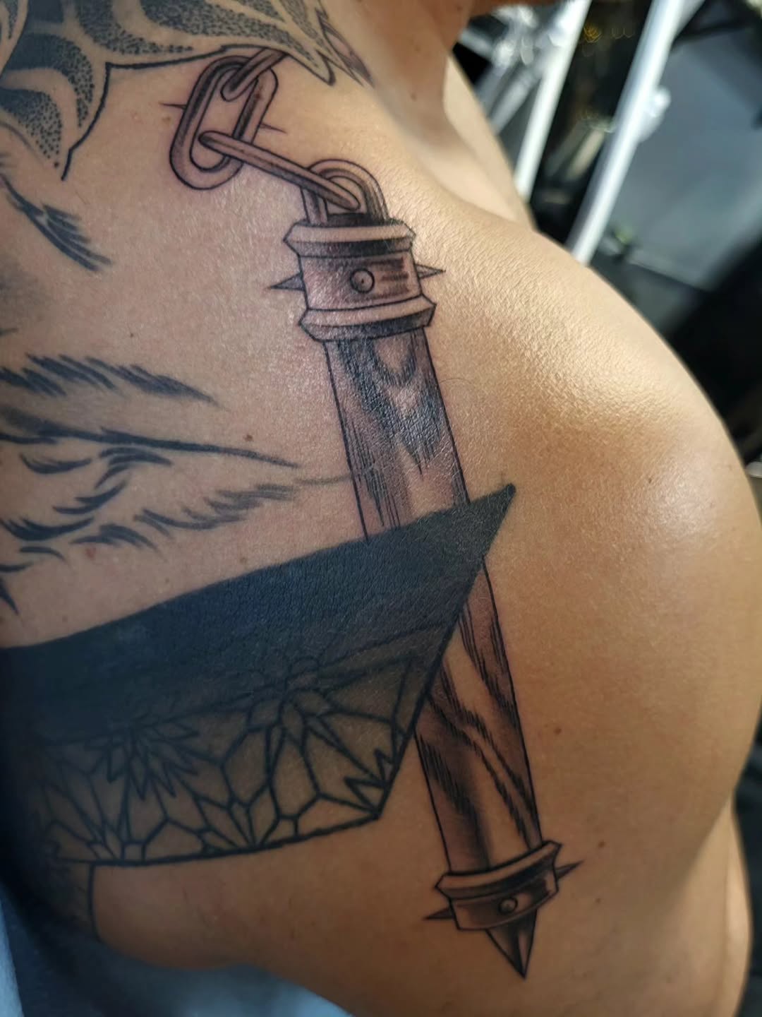 Tattoo by @jaclyngreb — black_and_grey