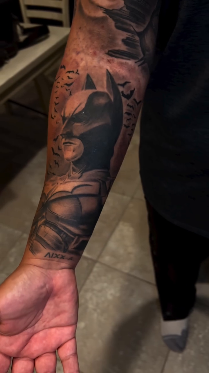 Tattoo by @_keags_the_meags_tattoos_ — dark_realism, black_and_grey
