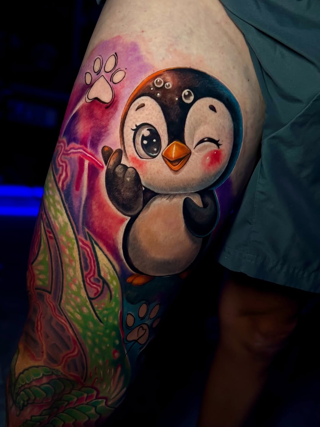 Tattoo by @alba_tatt00 — new_school, anime
