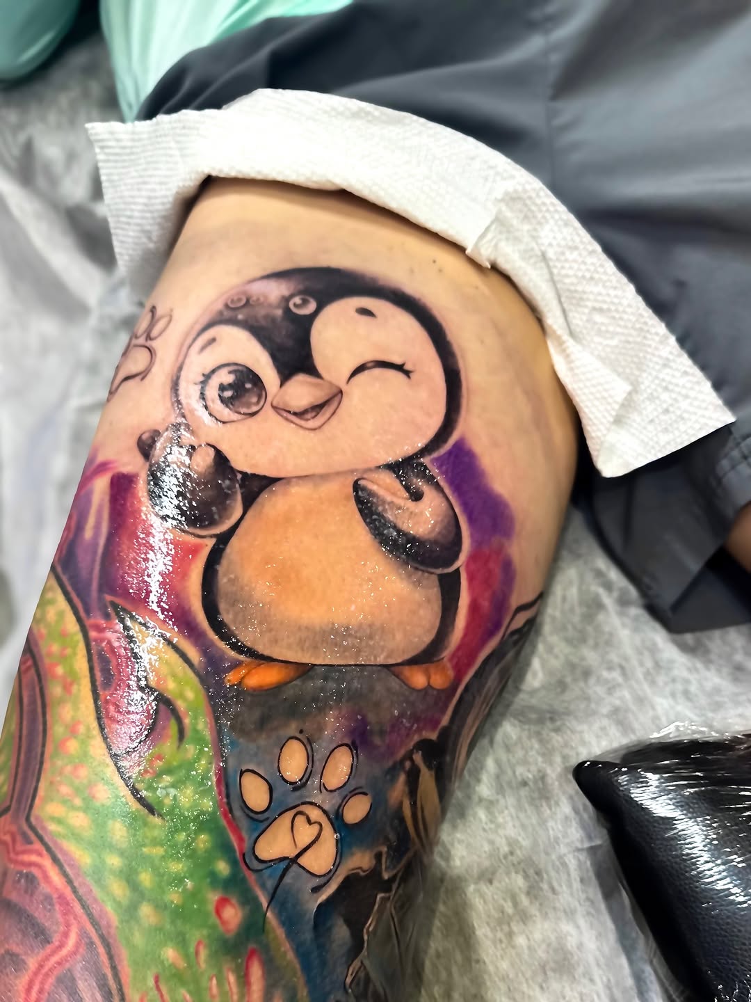Tattoo by @alba_tatt00 — new_school, anime
