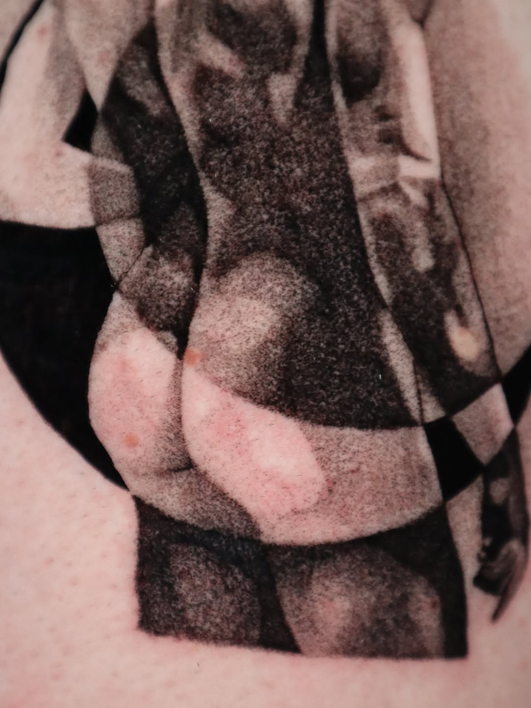 Tattoo by @_connormoon_ โ realism, black_and_grey