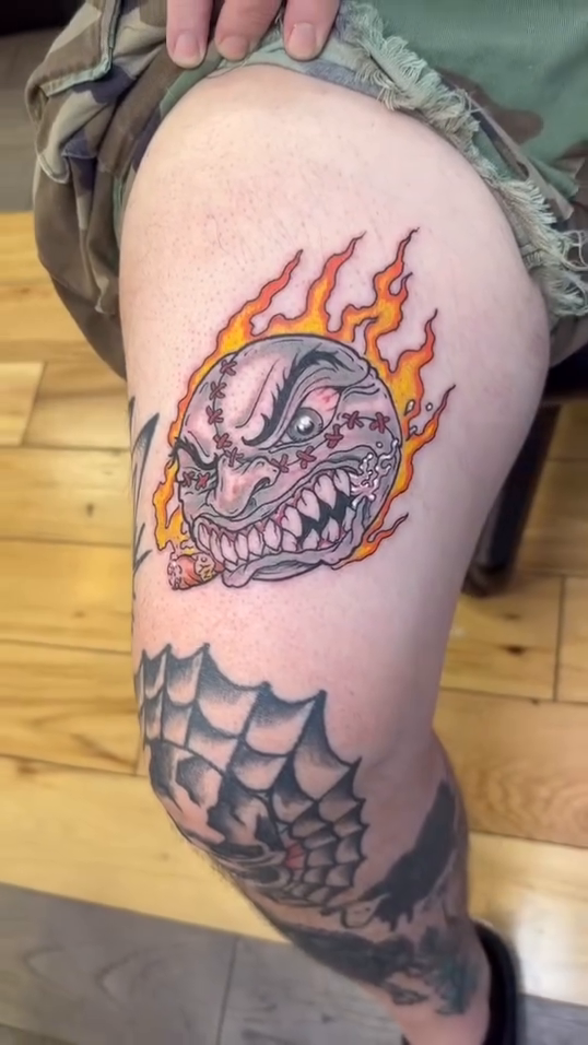 Tattoo by @kustomhustletattoo — neo_traditional, new_school