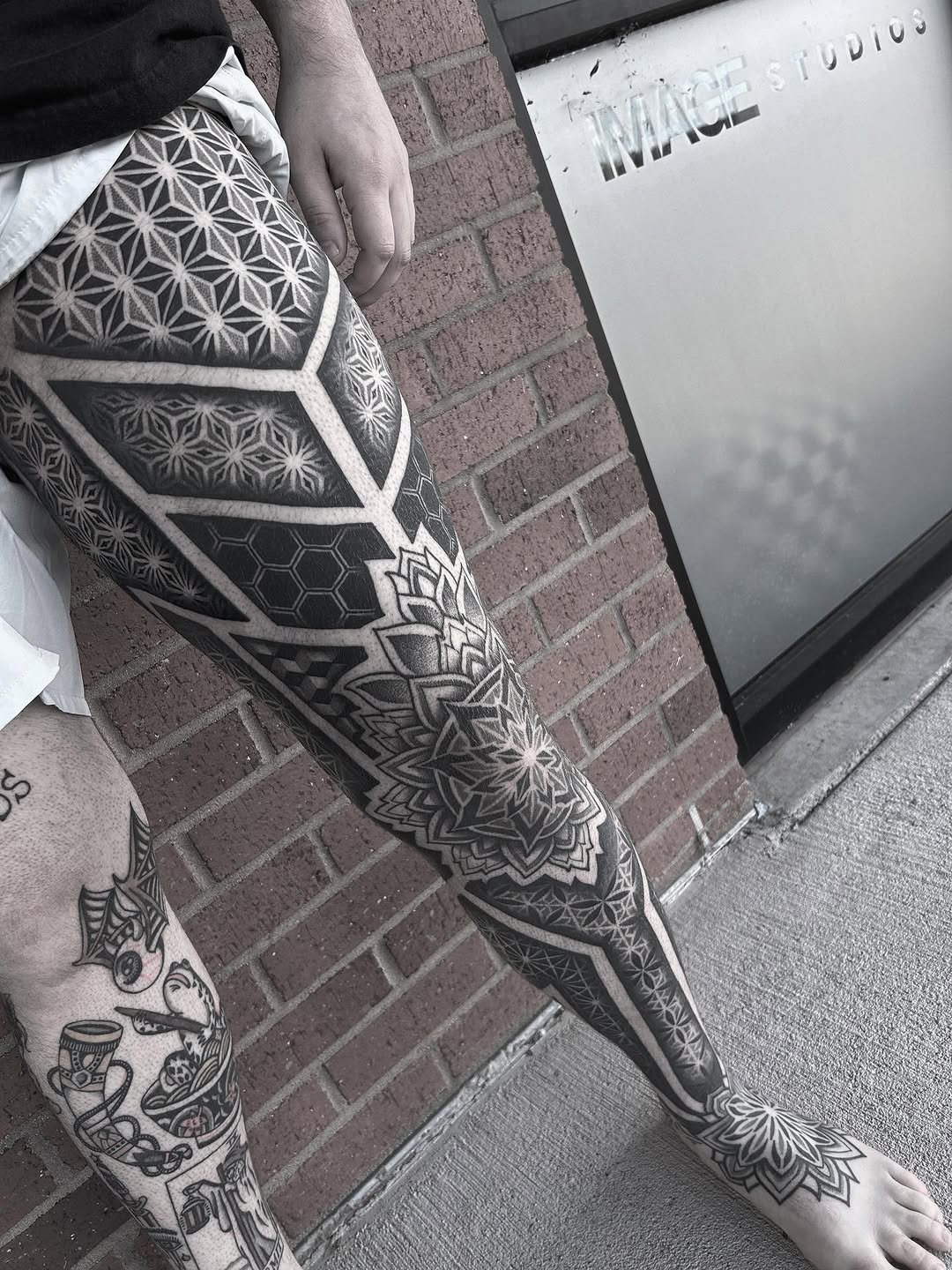 Tattoo by @tattoosbyanna_ — geometric, blackwork