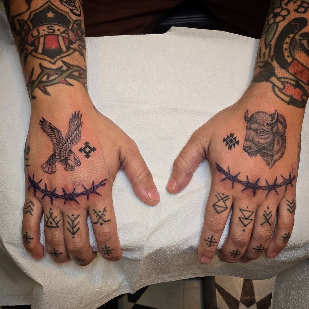 Tattoo by @aarondor — illustrative, black_and_grey