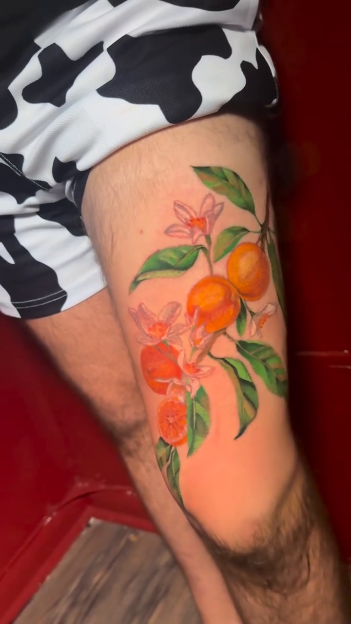 Tattoo by @venom.bodyart — illustrative, realism