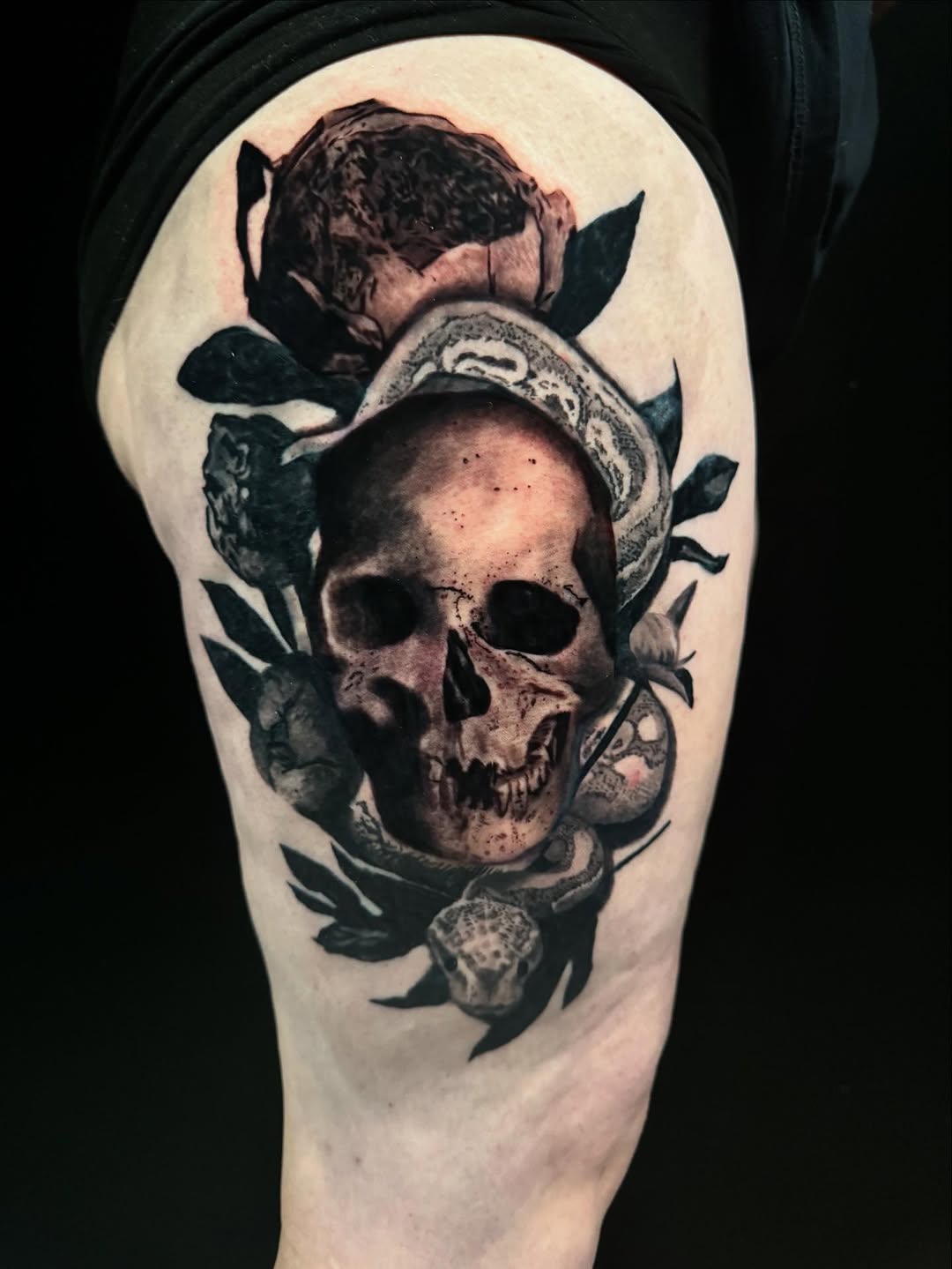Tattoo by @brandi.dandy.tattoos β realism, dark_realism