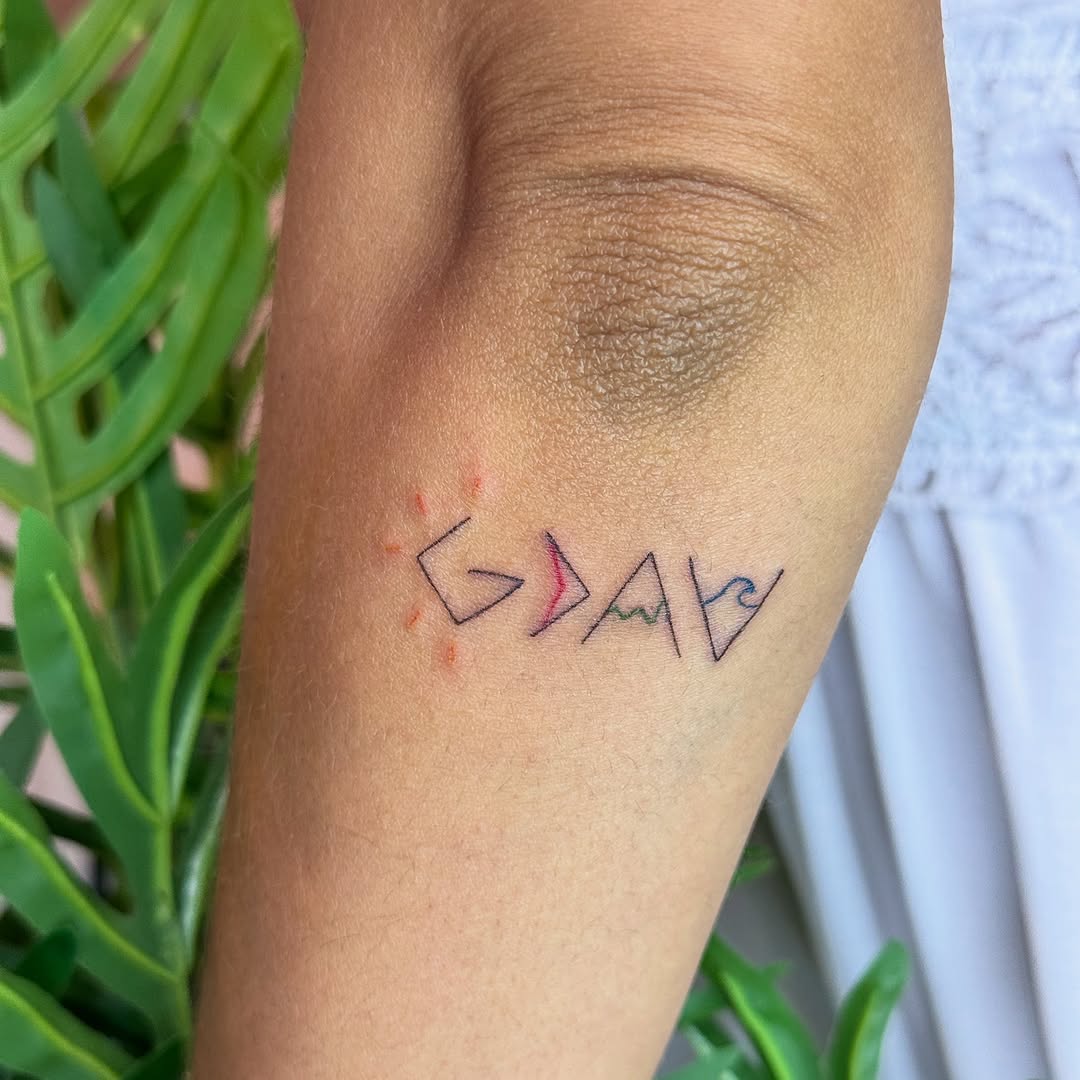 Tattoo by @inksspire — lettering_script, fine_line