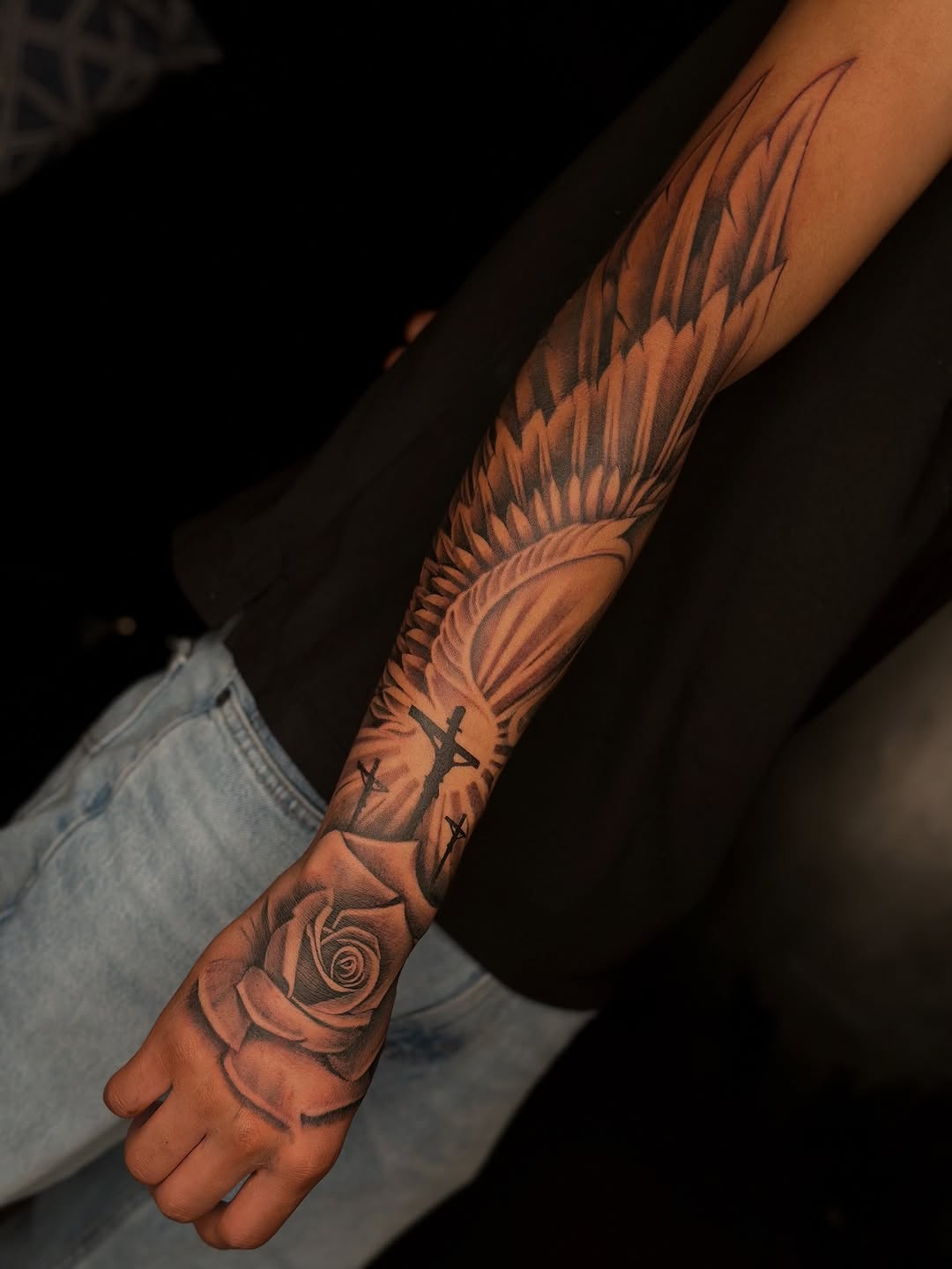 Tattoo by @av_tatts — realism, black_and_grey