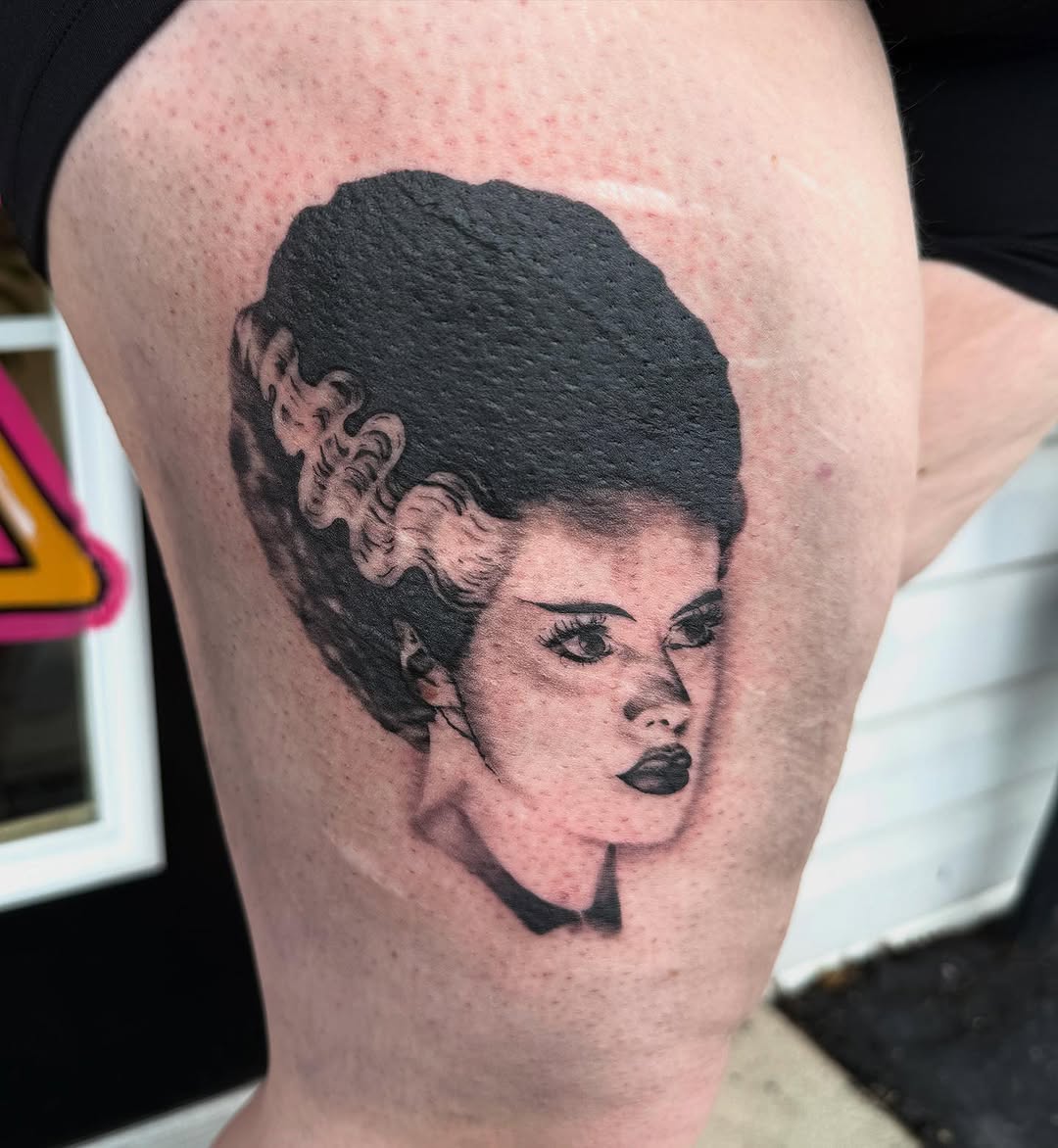 Tattoo by @yallternativetattoos — realism, black_and_grey