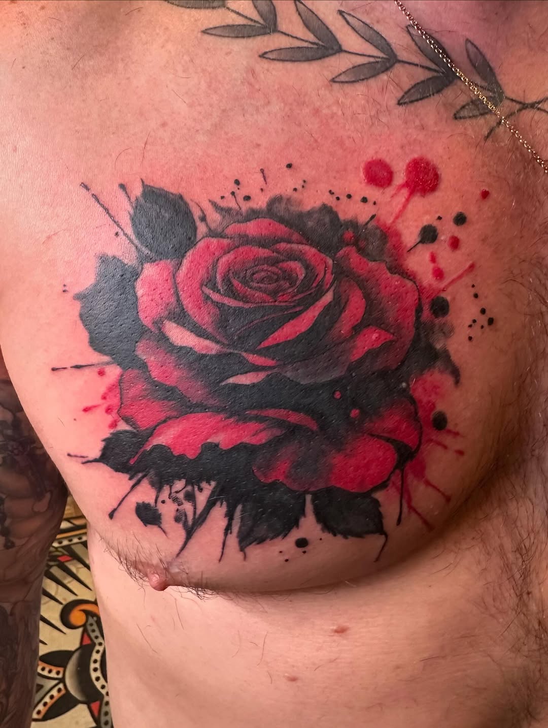 Tattoo by @baomtl — trash_polka, watercolor