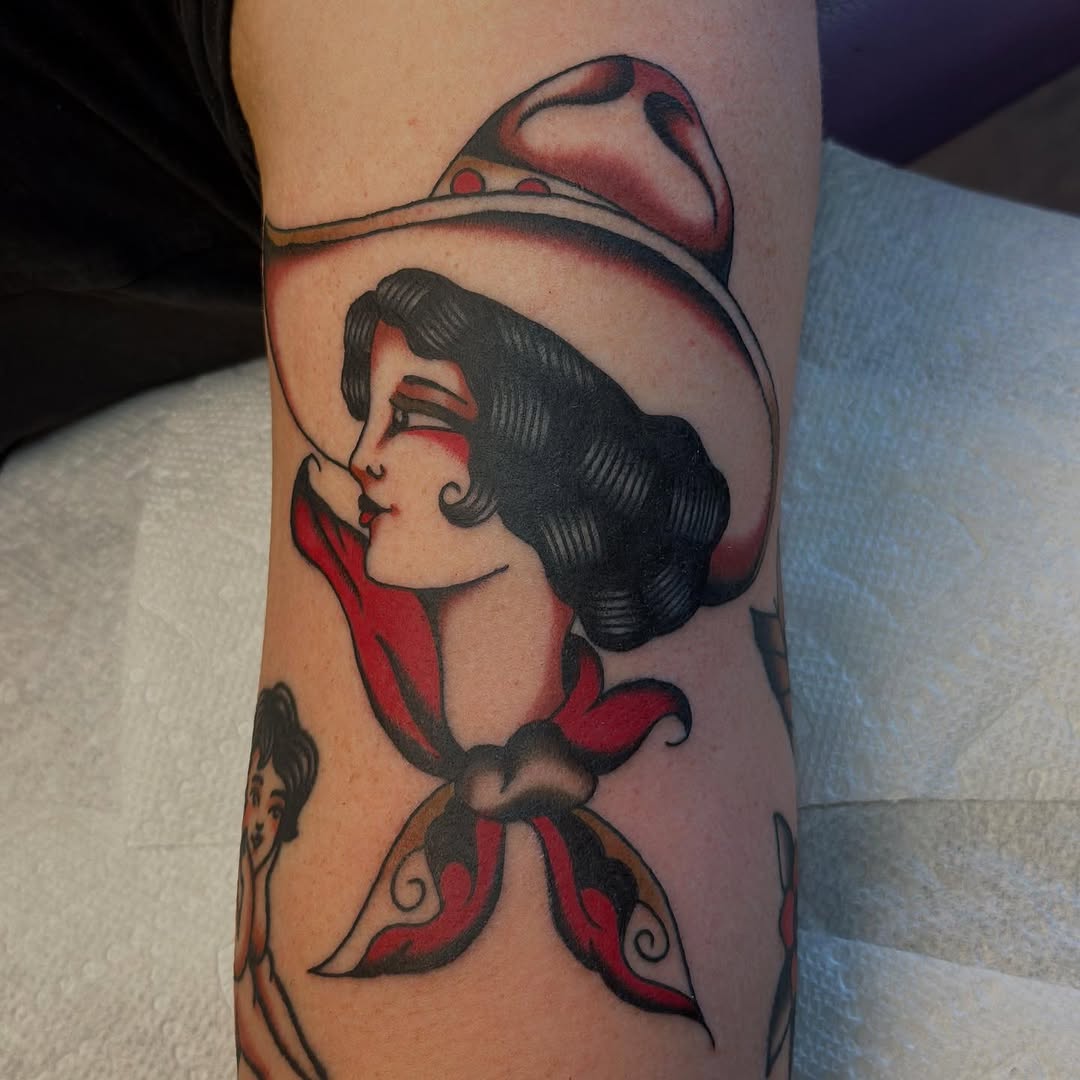 Tattoo by @ryleecoyote — american_traditional