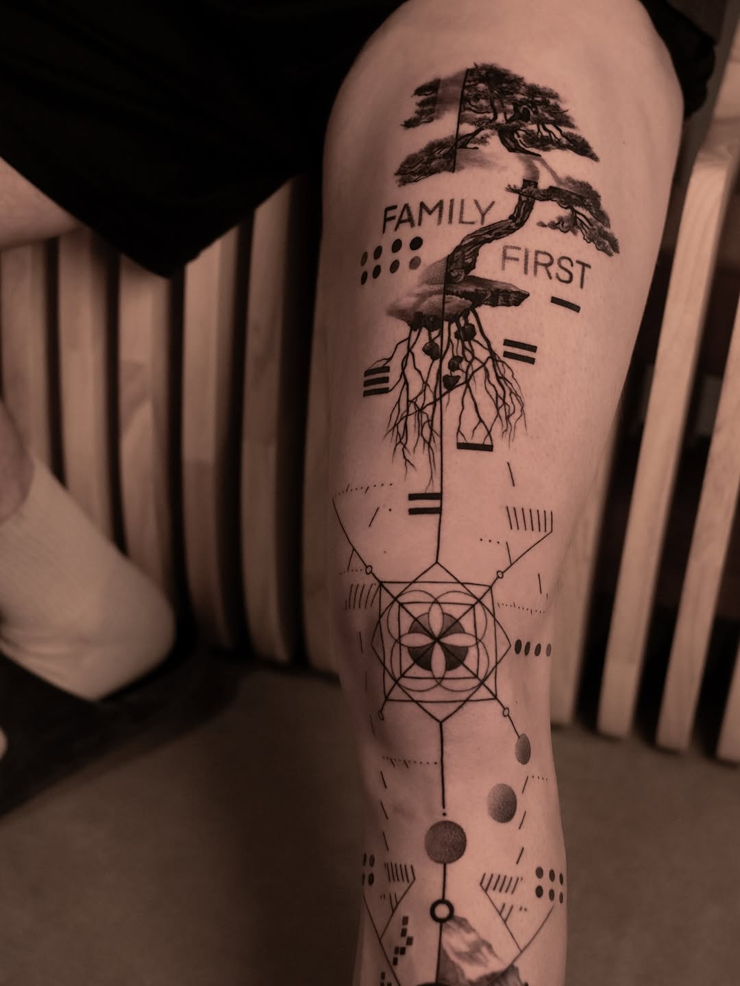 Tattoo by @markd_tattoo — geometric