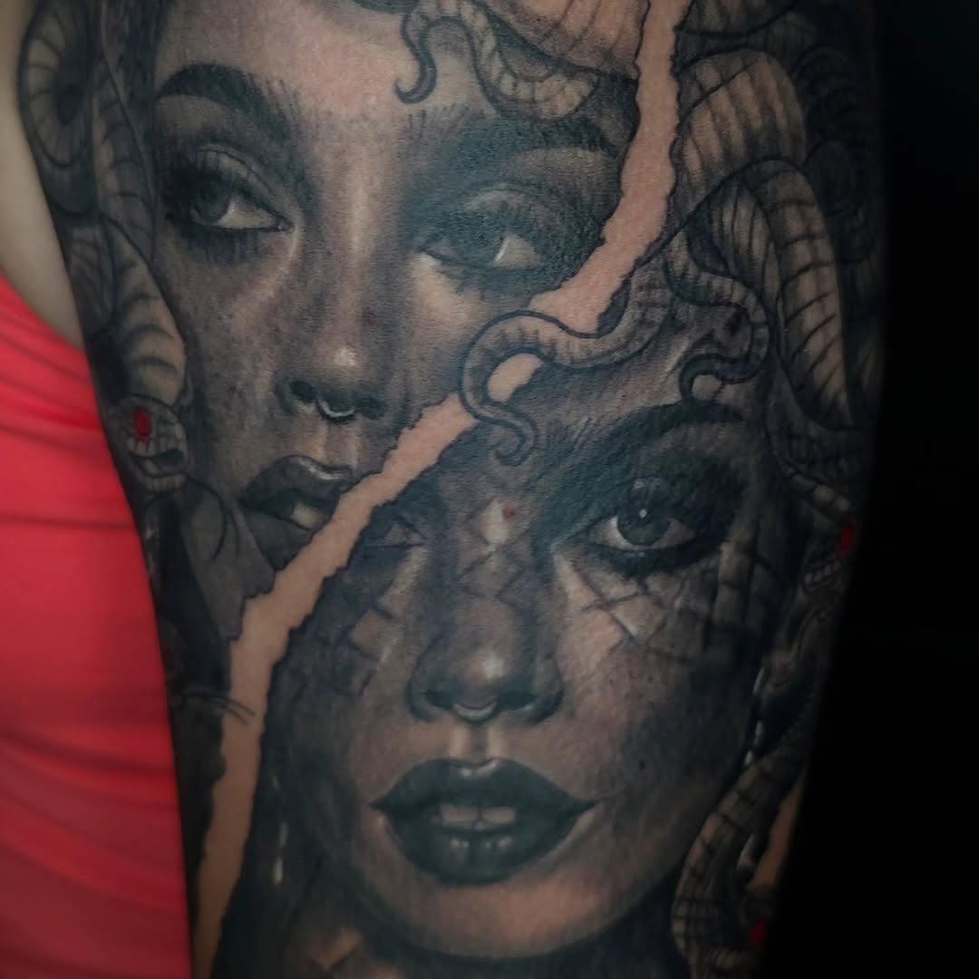 Tattoo by @tattoosbyian_d — realism, dark_realism