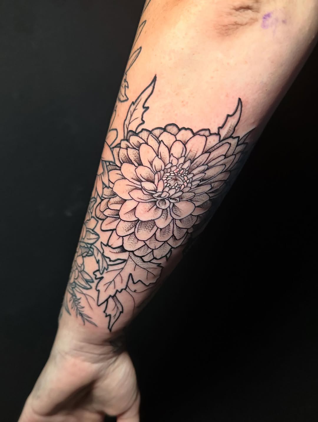 Tattoo by @halz327tattoos — black_and_grey, realism