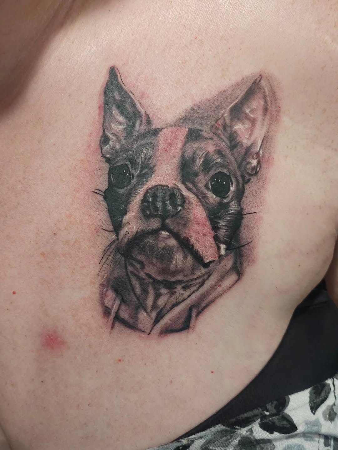 Tattoo by @fromthefiretattoo605 — realism, black_and_grey