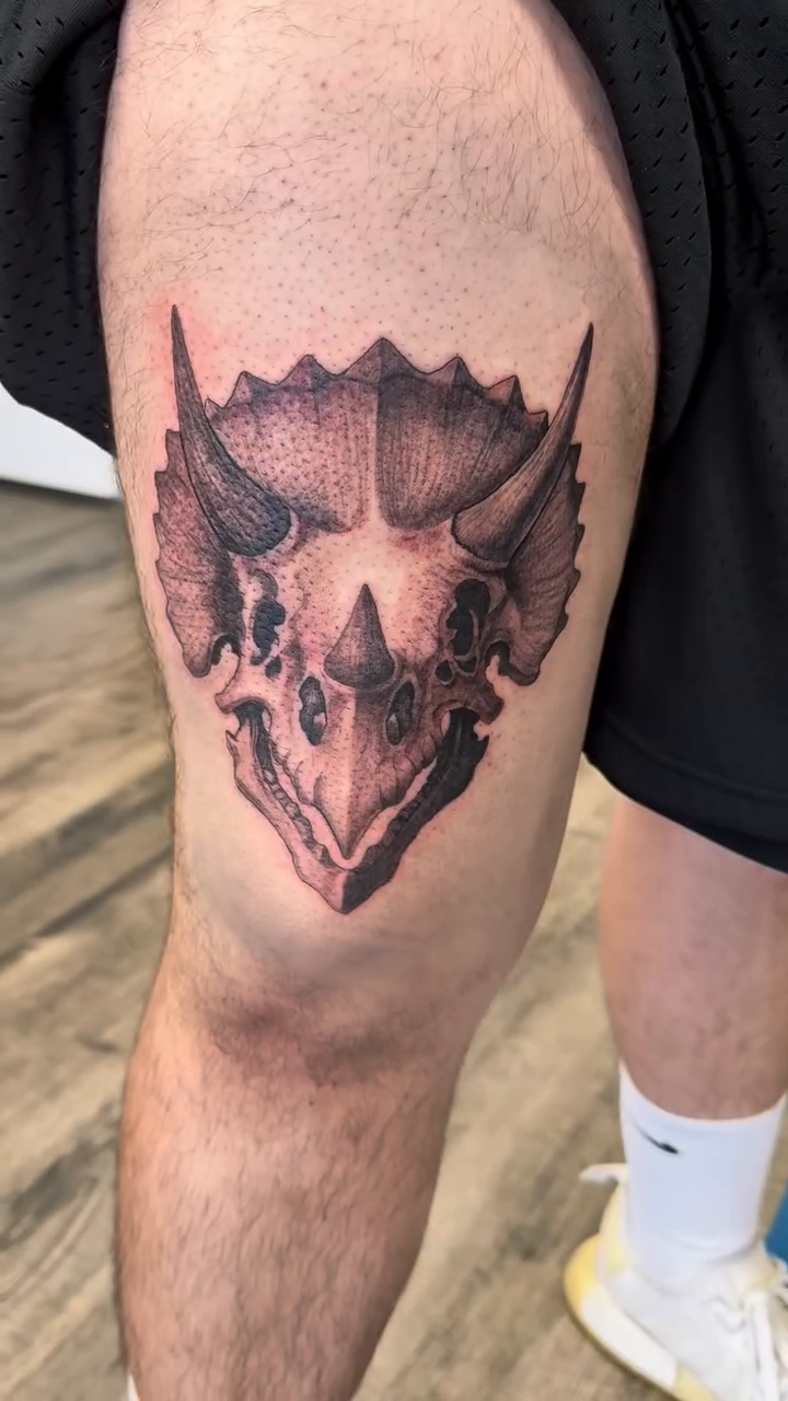 Tattoo by @tattooed_by_k8 โ black_and_grey, realism