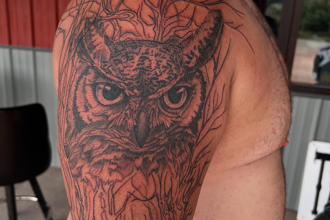 Tattoo by @samson.akers — realism, black_and_grey