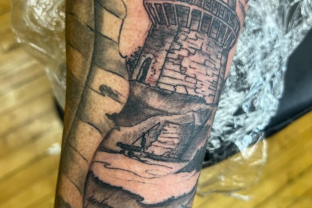 Tattoo by @samson.akers — realism, black_and_grey