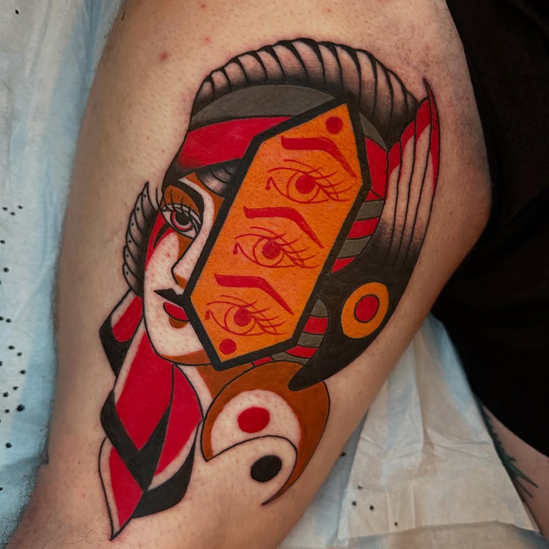 Tattoo by @b_hanika_ — neo_traditional, blackwork