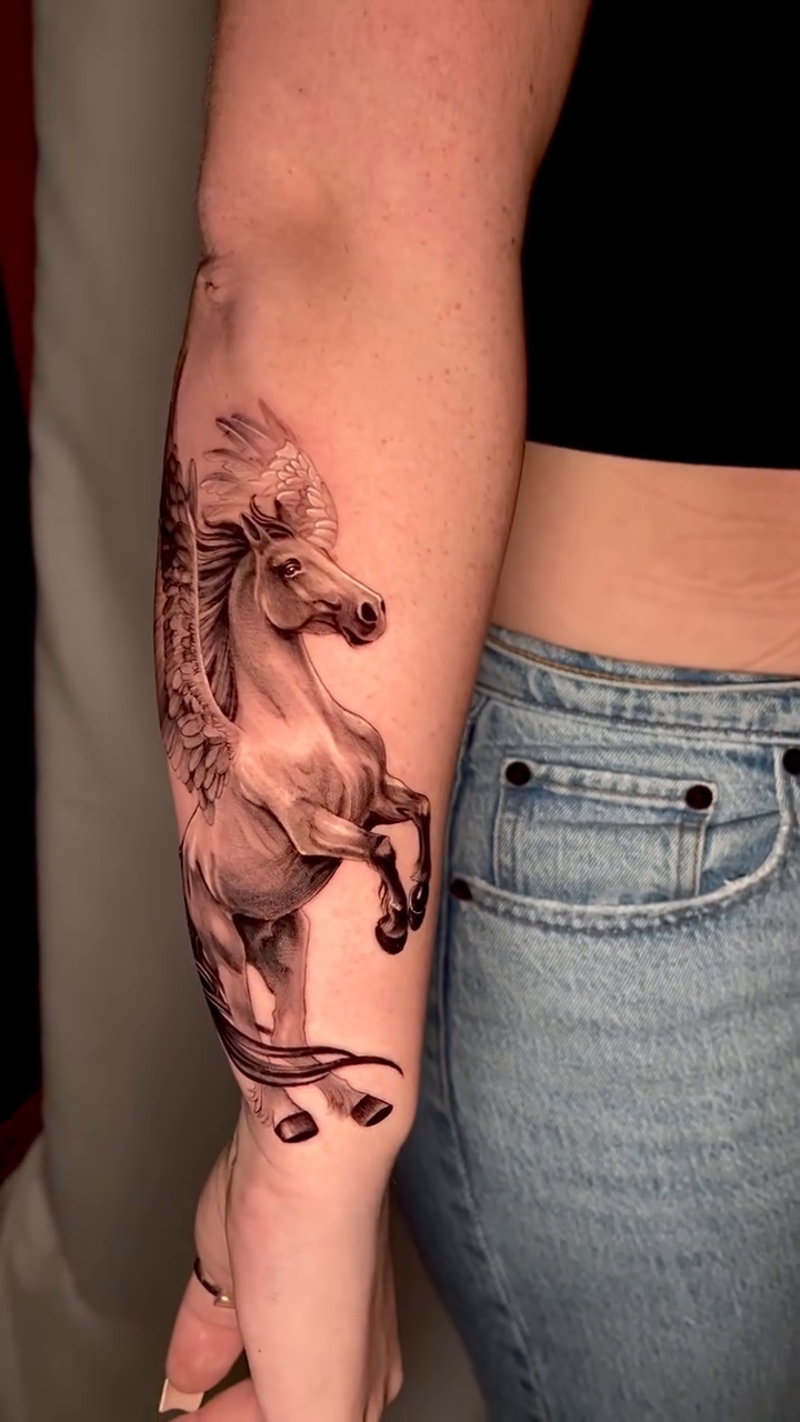 Tattoo by @joibaileytattoos — realism, black_and_grey